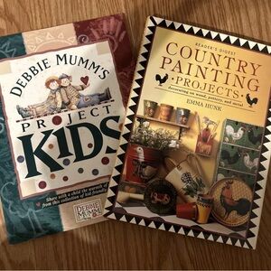 Hard cover like new country painting projects book